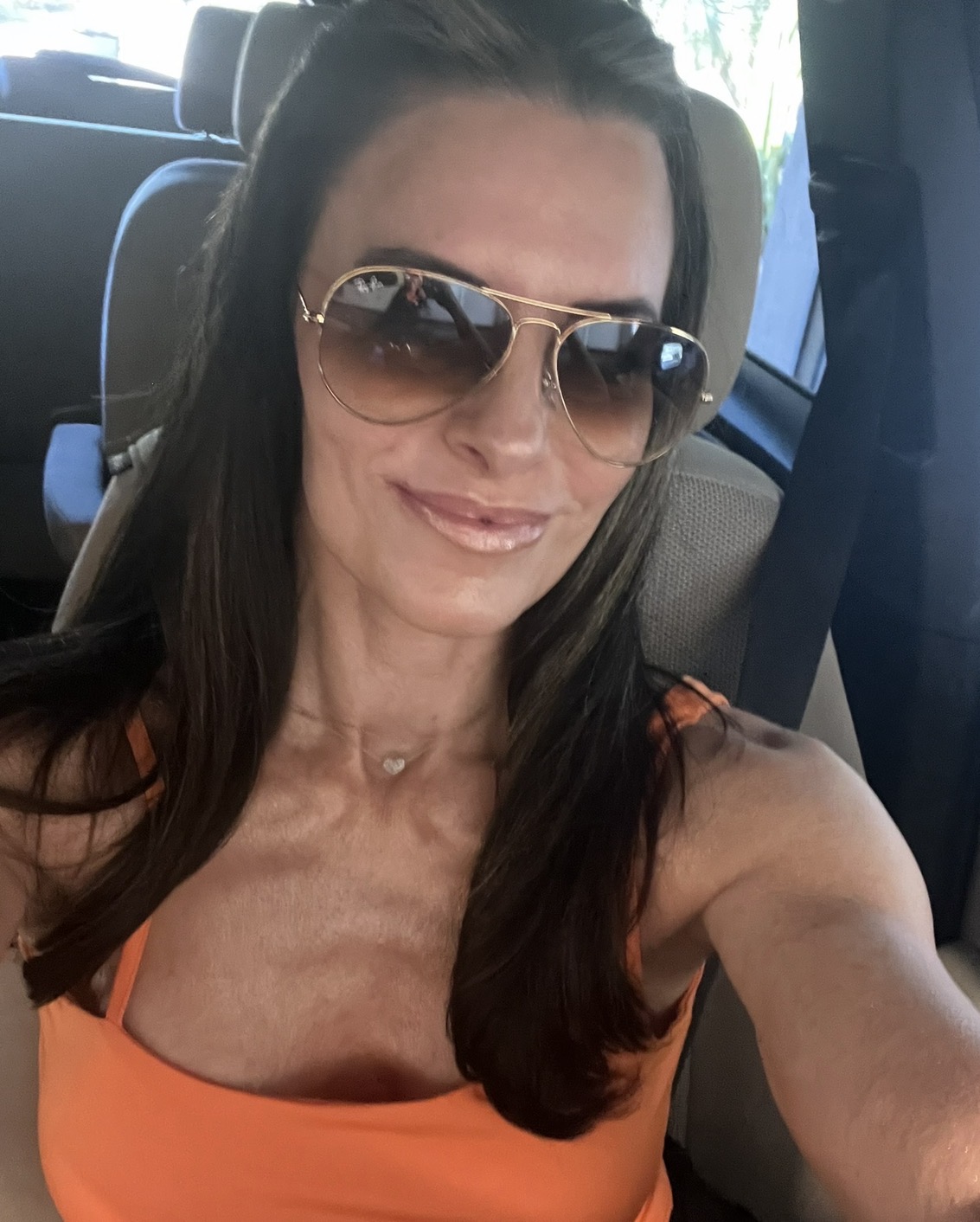 Candice enjoying an Arizona afternoon